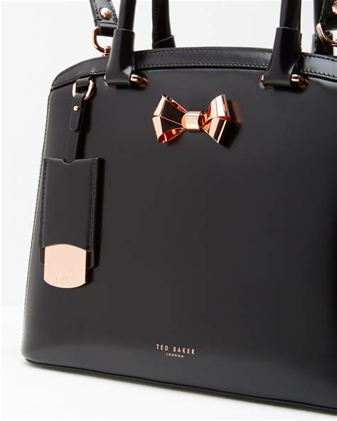 ted baker tote leather bag